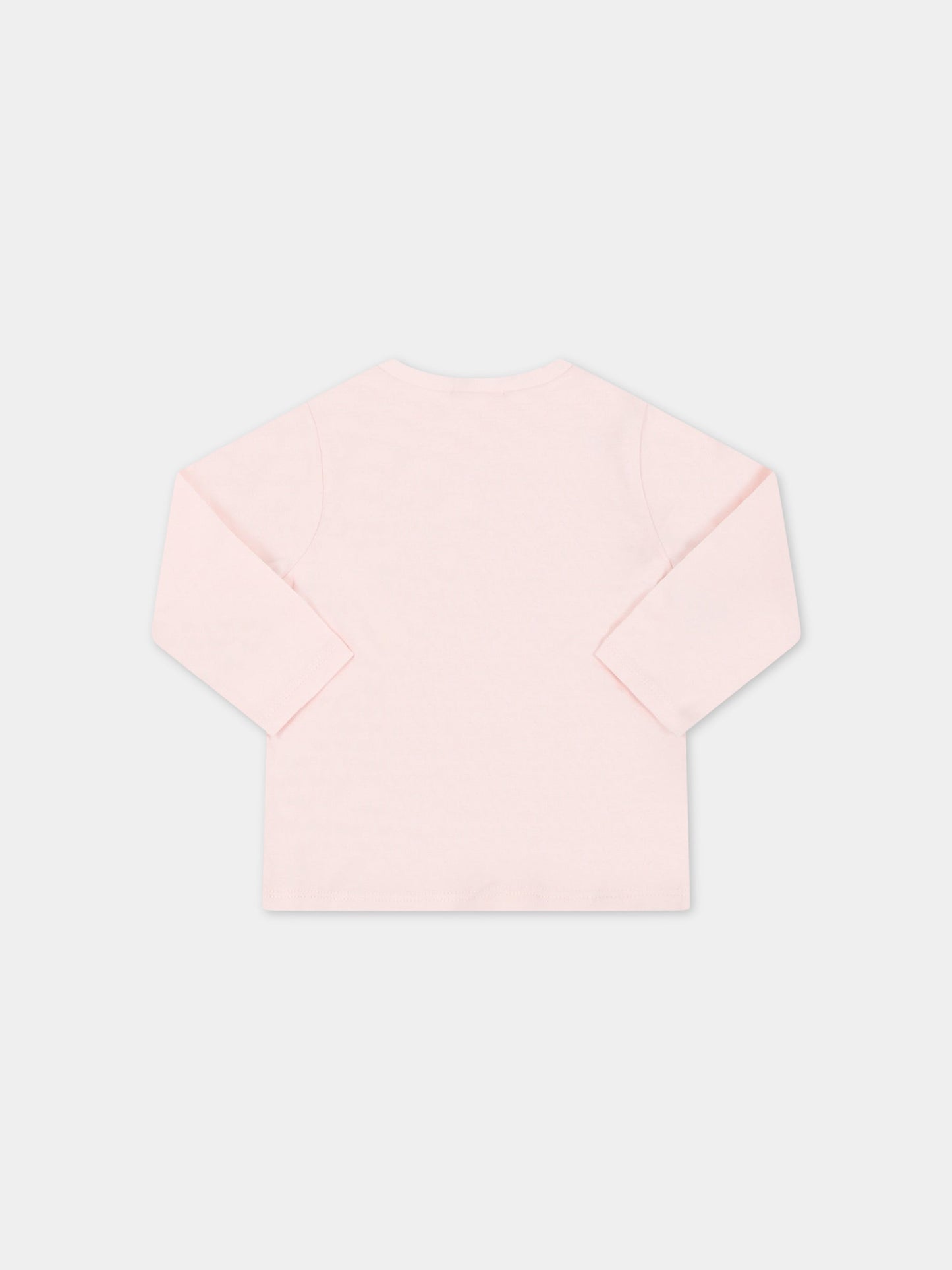 T-shirt rosa per neonata con unicorno,Billieblush,U05363 45S