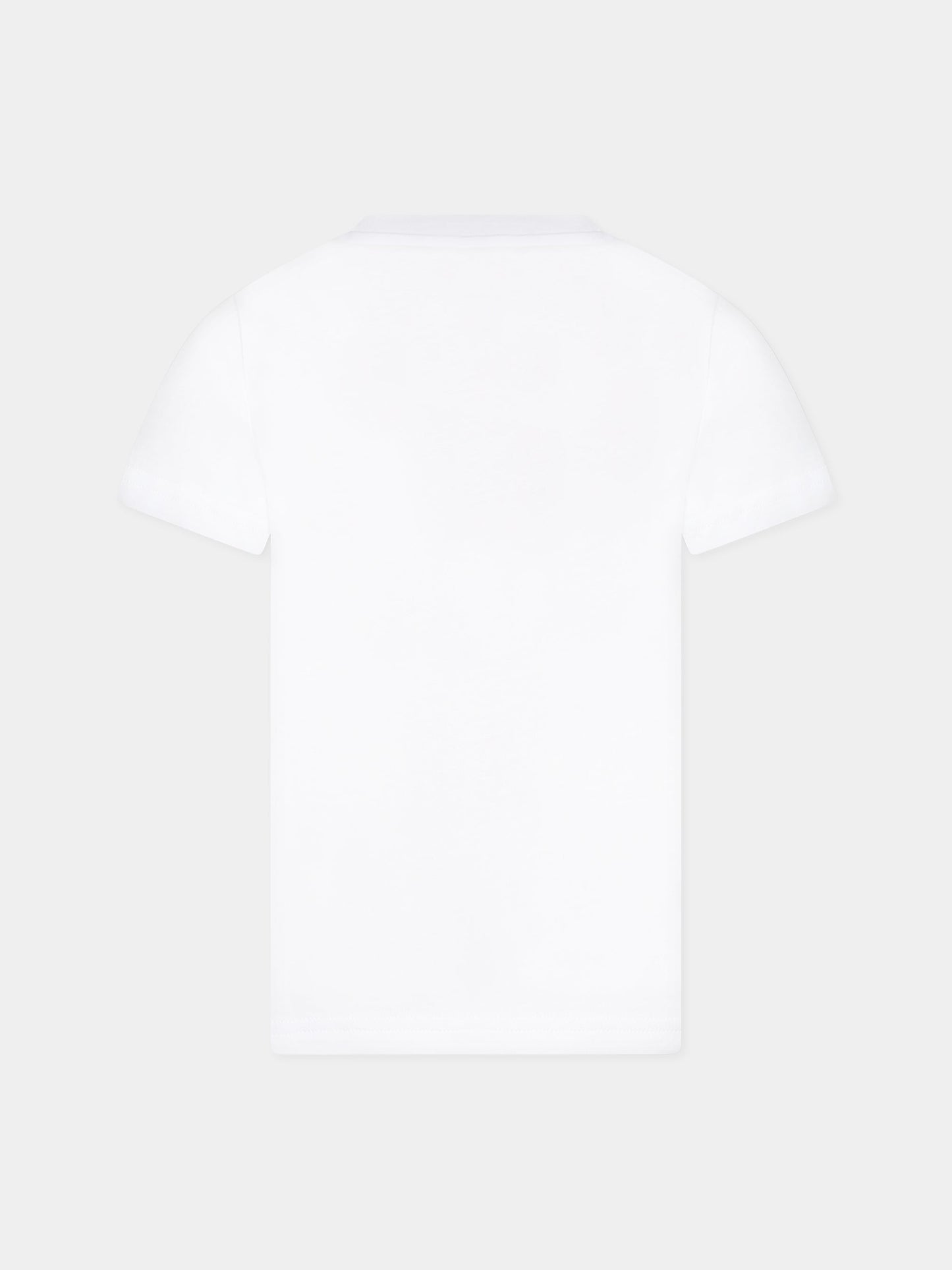 T-shirt bianca per bambino con logo,Dsquared2,DQ1757 D00MV D2T948U DQ100