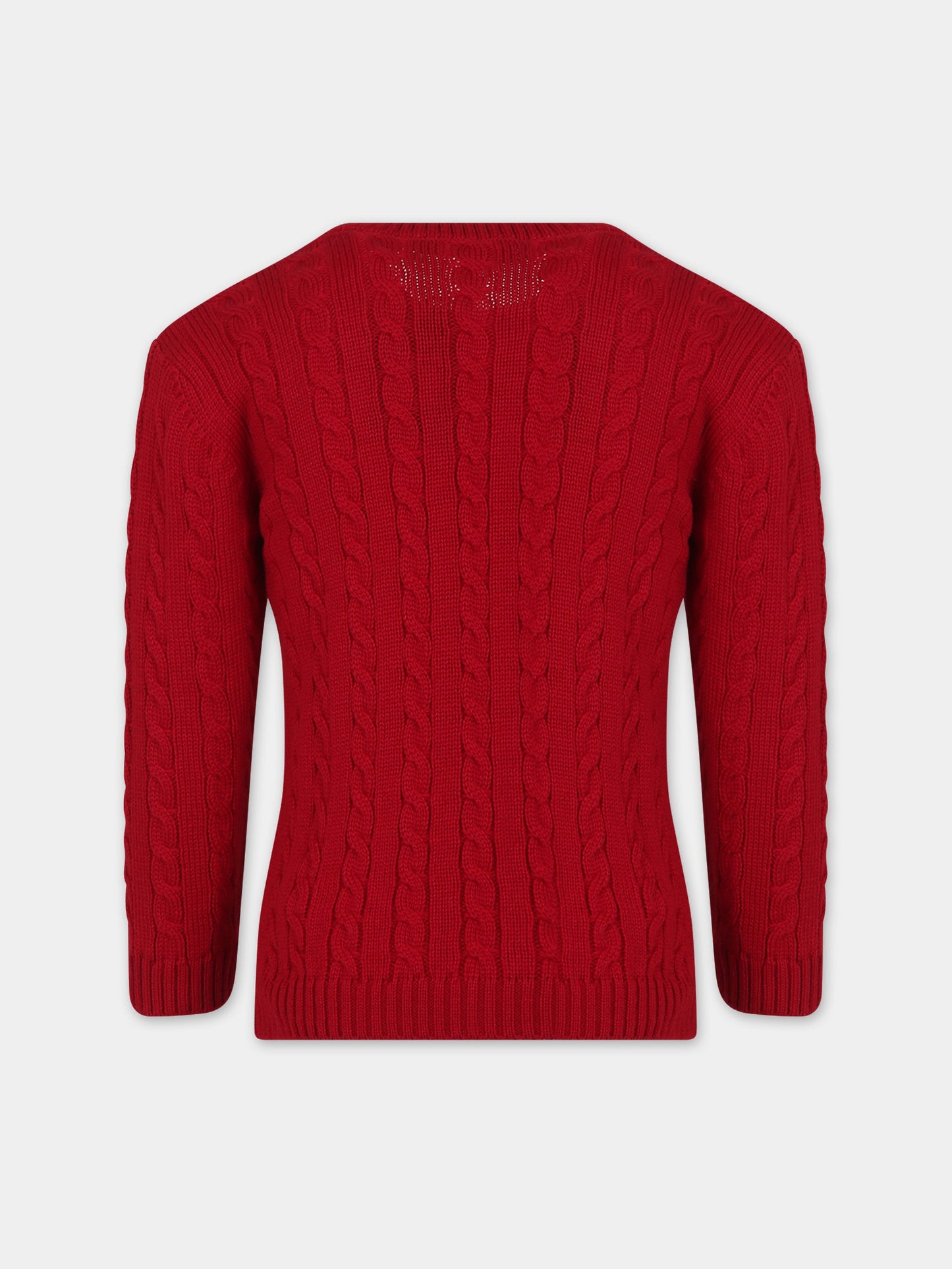 Maglione rosso per bambini,Little Bear,7164 ROSSO
