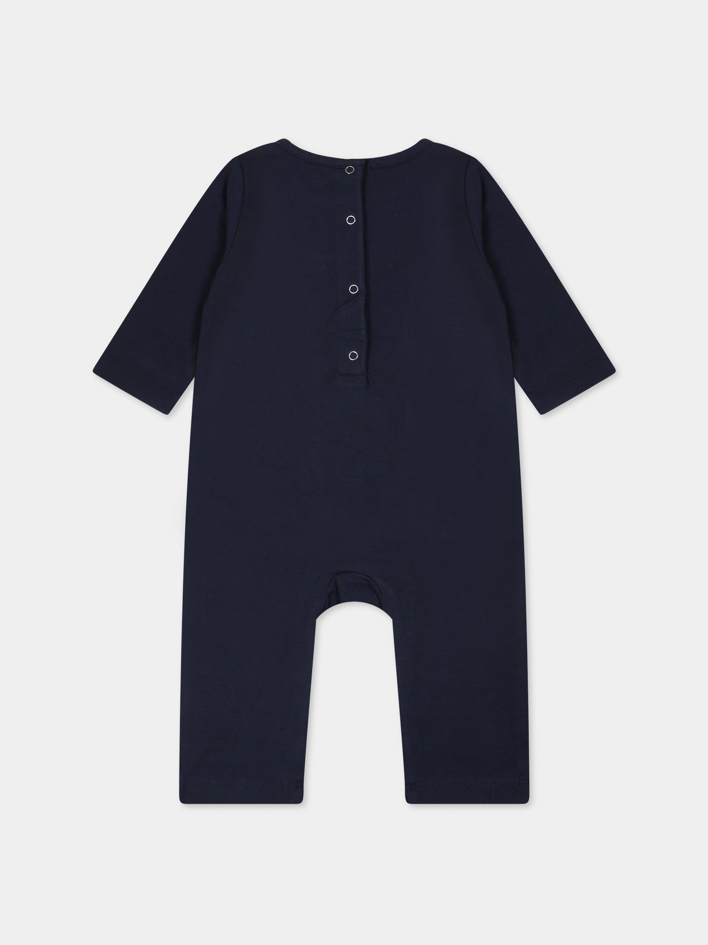 Tutina blu per neonato con logo e stampa,Dsquared2,DQ2000 D00X4 DQ875