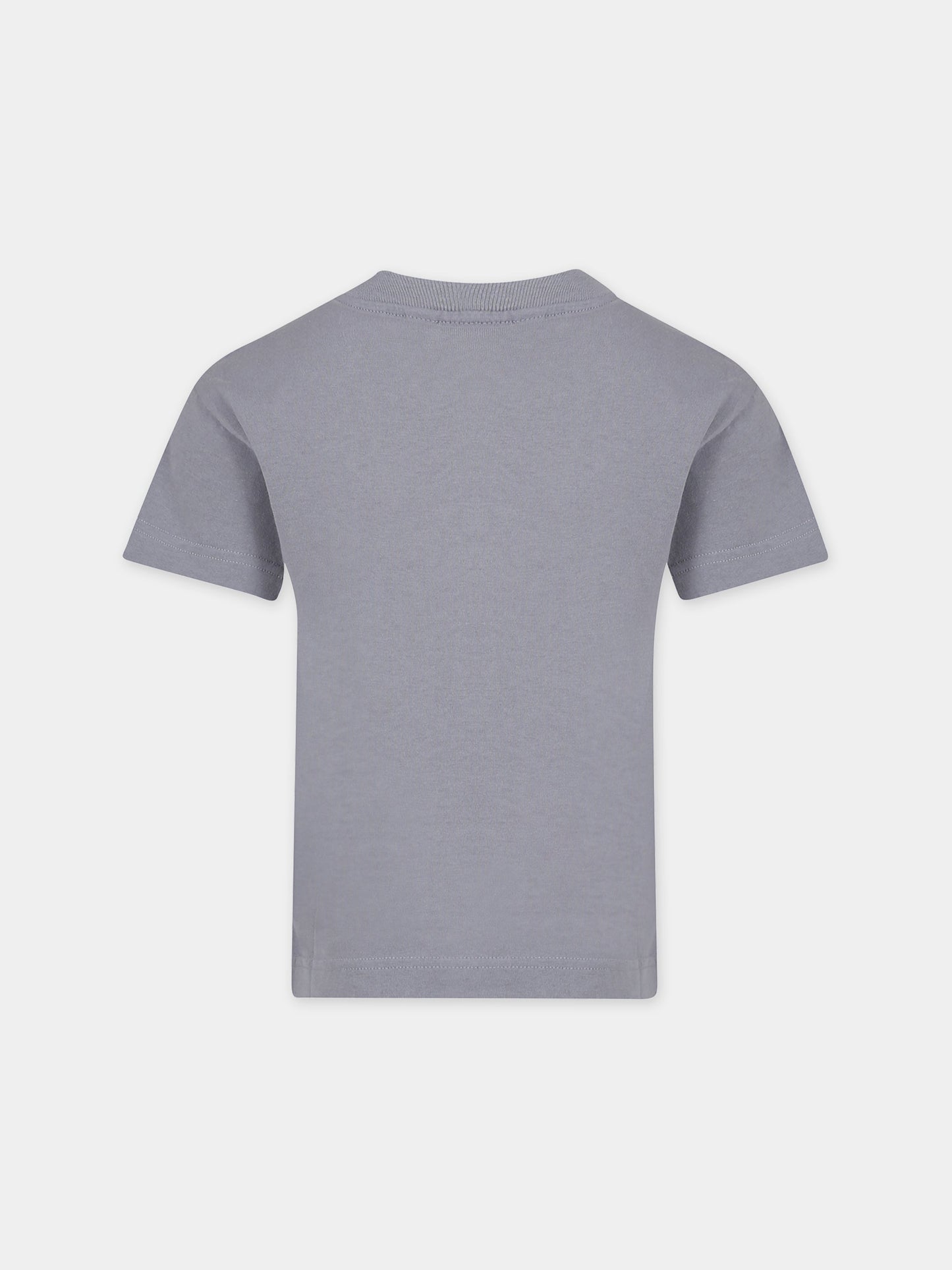 T-shirt grigia per bambino con logo,Palm Angels,PBAA003S24JER0030725