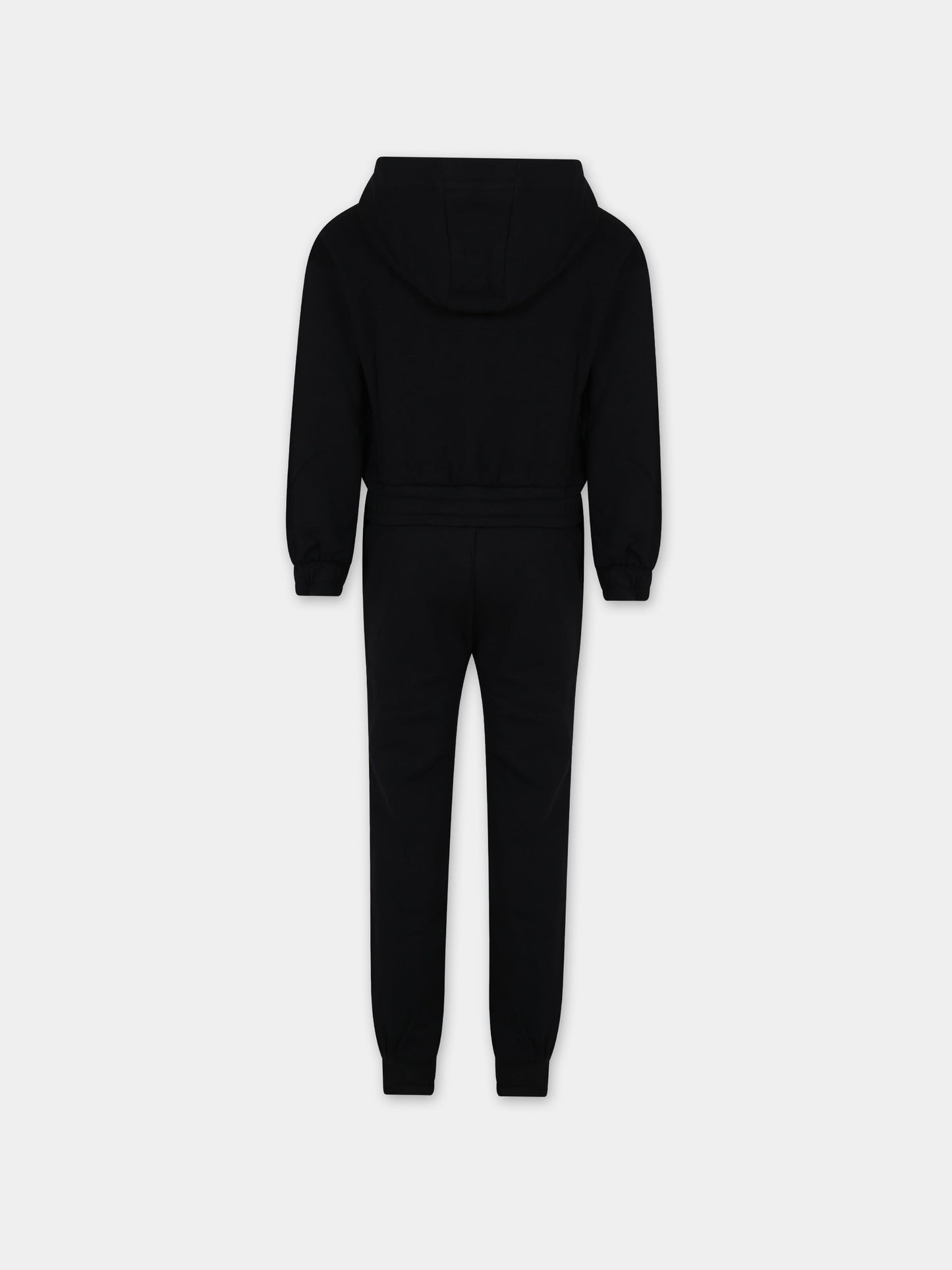 Completo nero per bambini con smile,Moschino Kids,HDK02J LCA44 60100