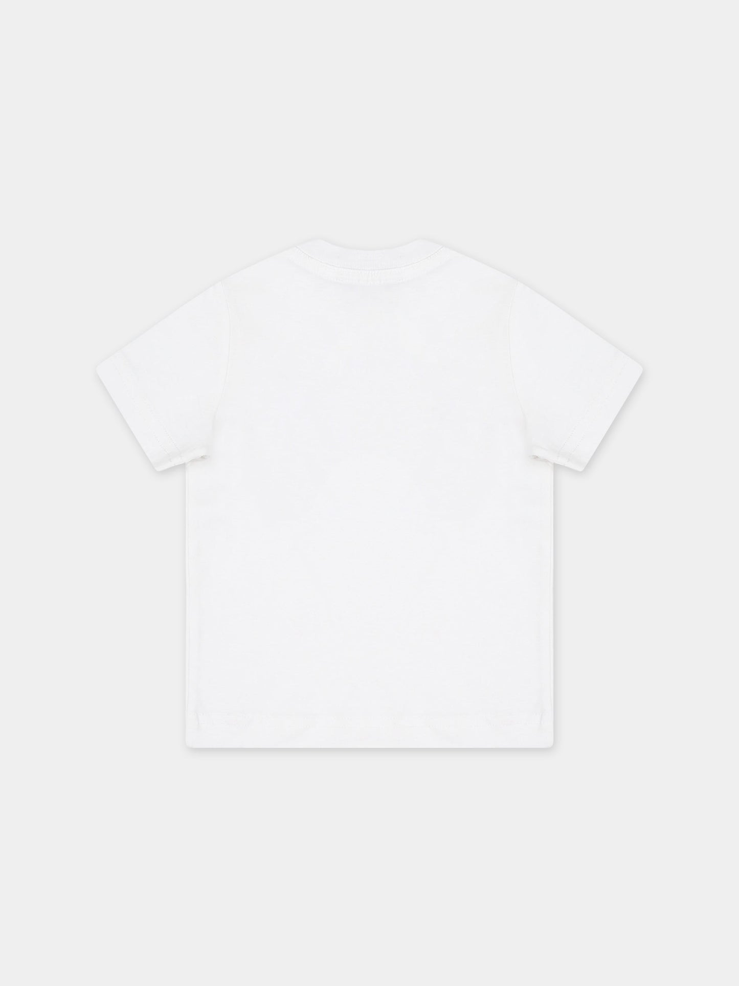 T-shirt bianca per neonati con logo,Dsquared2,DQ1781 D0A4C DQ100