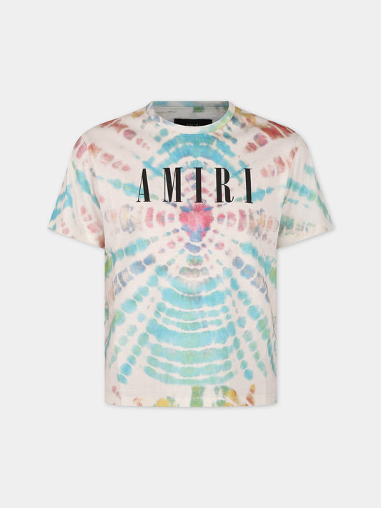 T-shirt bianca per bambini con logo