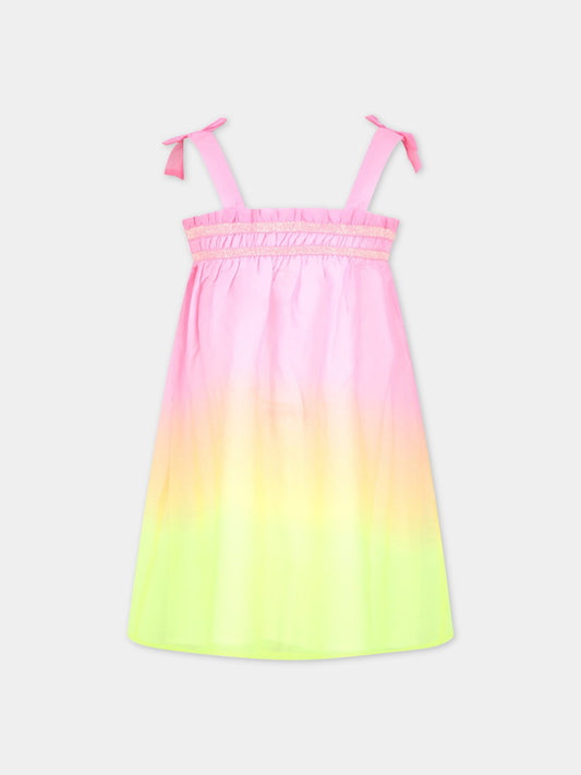Vestito multicolor per bambina,Billieblush,U12661 Z40