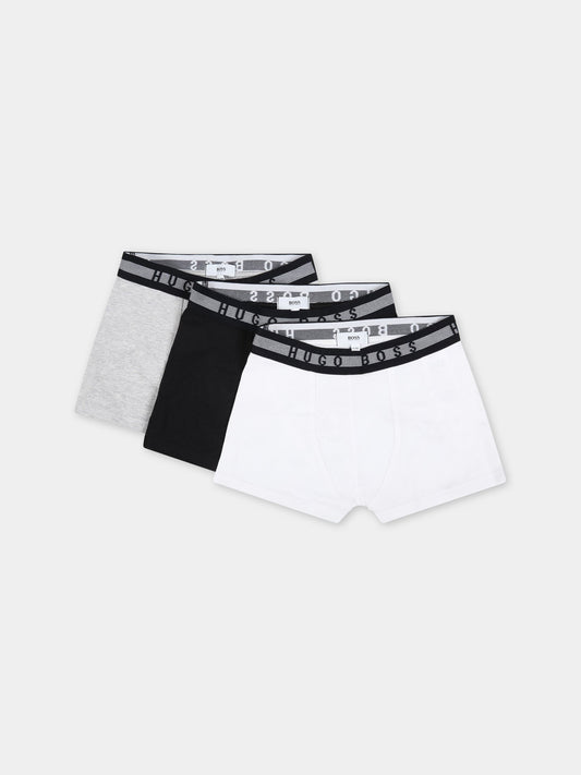 Set multicolor per bambino con logo,Hugo Boss,J27T01 09B