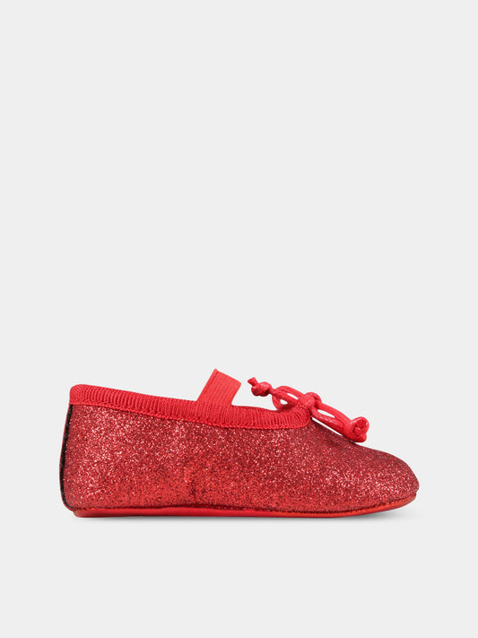 Ballerine rosse per neonata,Gallucci Kids,C20001AM892300