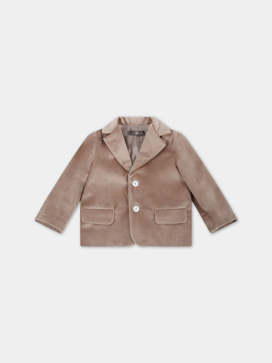Giacca beige per neonato,Little Bear,3202 NOCCIOLA