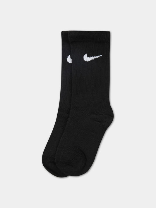 Set nero per bambini con iconico swoosh,Nike,UN0030-023
