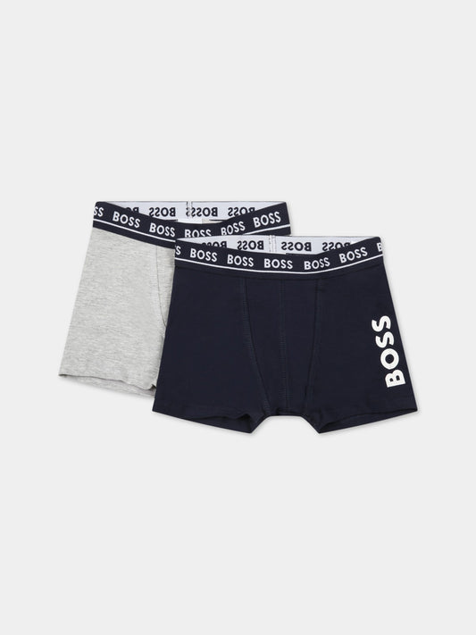Set multicolor per bambino con loghi,Hugo Boss,J20328 849