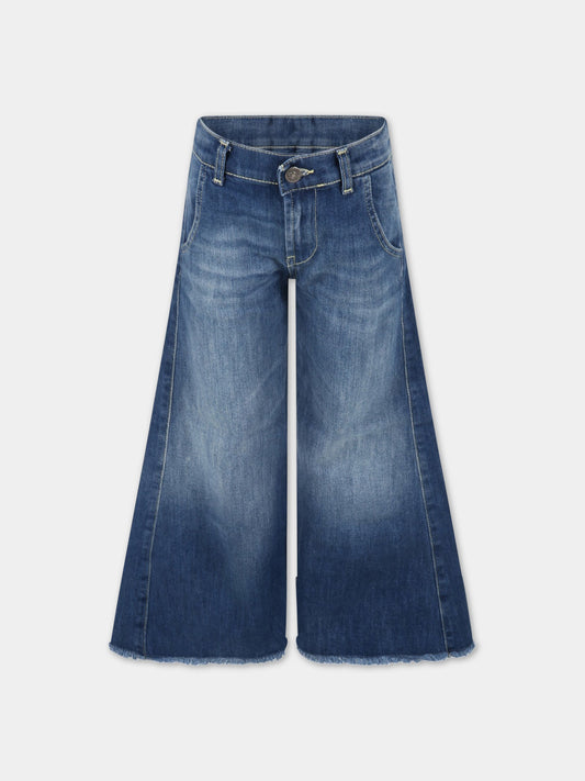 Jeans ''Flare'' celeste per bambina,Dondup Kids,DFPA189C 0165 4010
