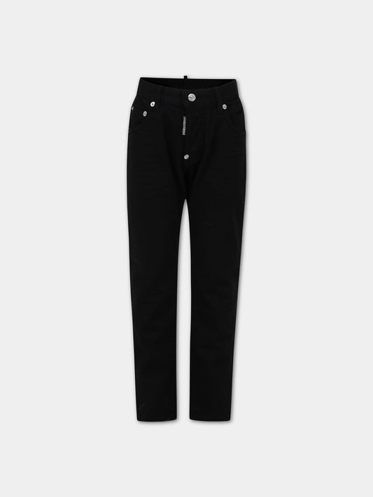 Jeans ''Skater'' nero per bambino,Dsquared2,DQ1340 D00IW DQ900