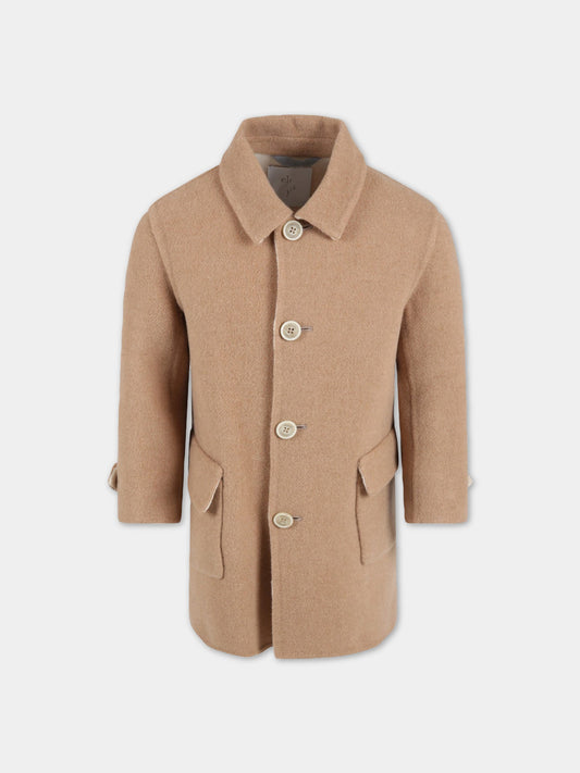 Cappotto beige per bambino,Eleventy,4R2P50 A0087 117AV