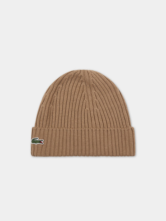 Cappello beige per bambino con coccodrillo,Lacoste,RB0001 Z0W