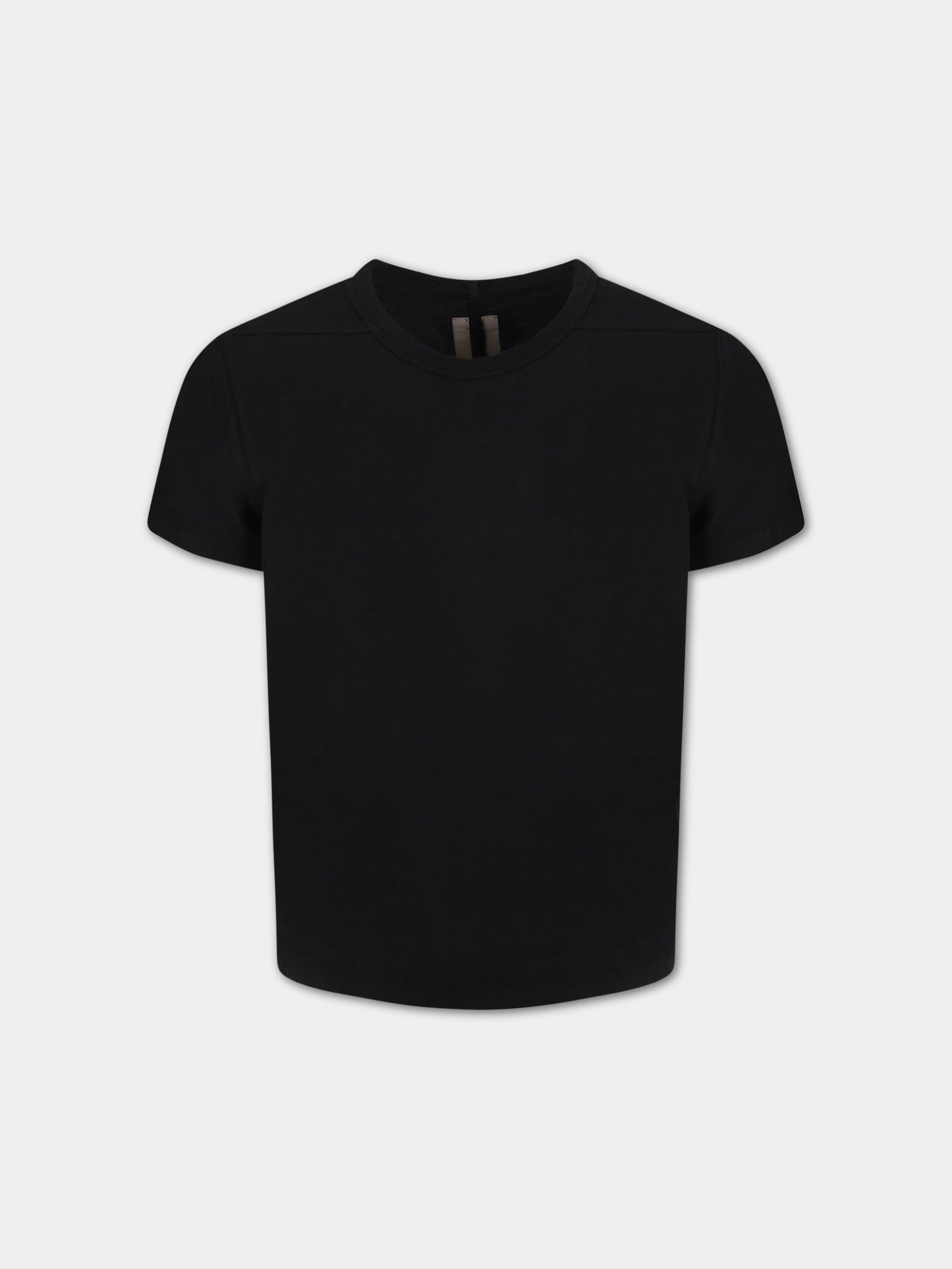 T-shirt nera per bambini,Rick Owens,BG02B5265 JA 09