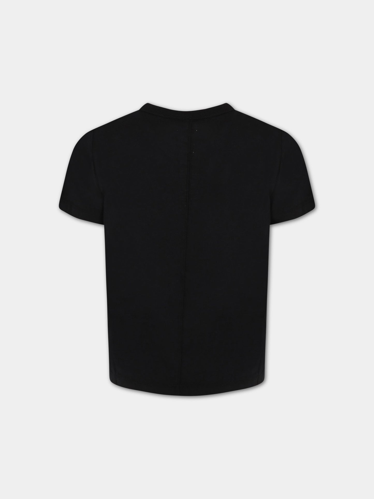 T-shirt nera per bambini,Rick Owens,BG02B5265 JA 09
