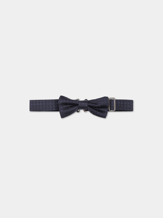Papillon blu per bambino con iconico aquilotto,Armani Junior,409544 3R475 00036