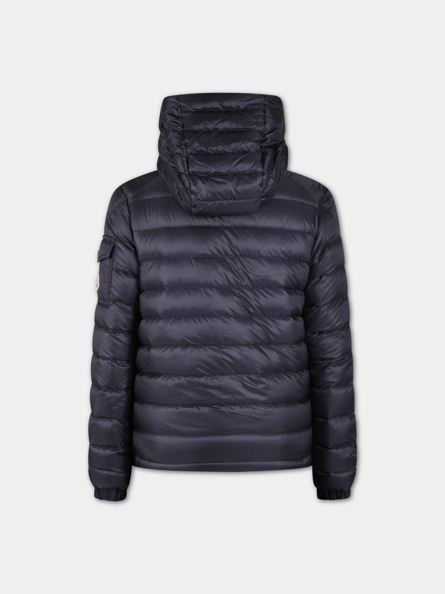 Piumino  Lauros  blu per bambino con patch logato,Moncler Kids,954 1A00011 53048 778