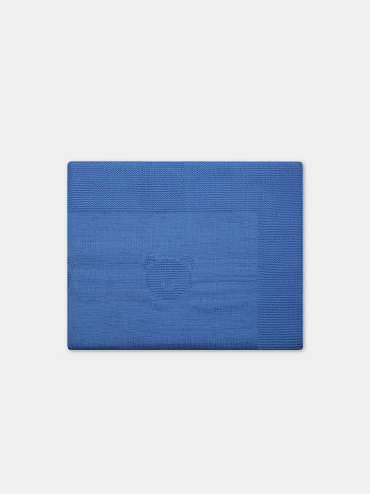 Coperta azzurra per neonato,Little Bear,6108 AZZURRO