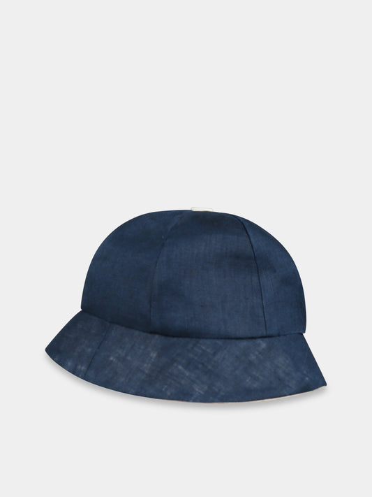 Cappello blu per neonato,La Stupenderia,TBCP55D16 D05