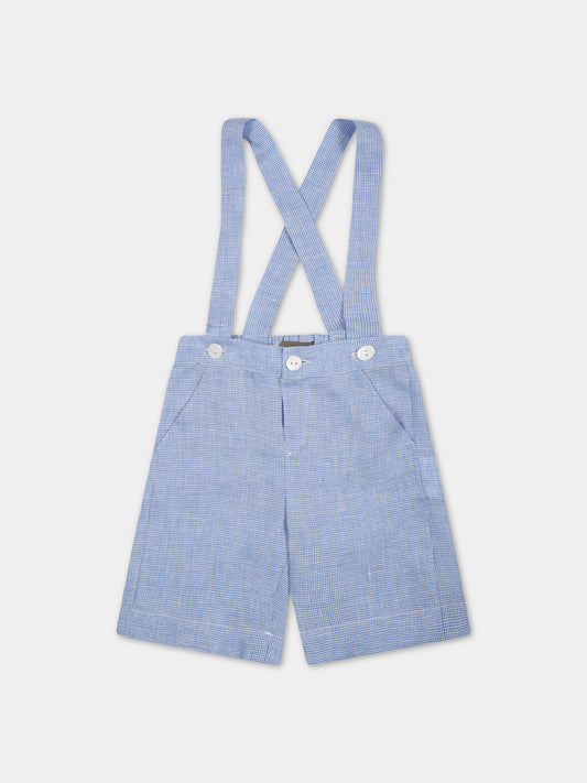 Pantaloni azzurri per neonato,Little Bear,6230 AZZURRO