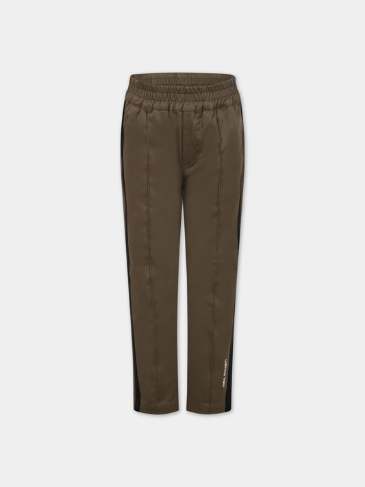 Pantaloni verdi per bambino con logo,Neil Barrett Kids,033617 082