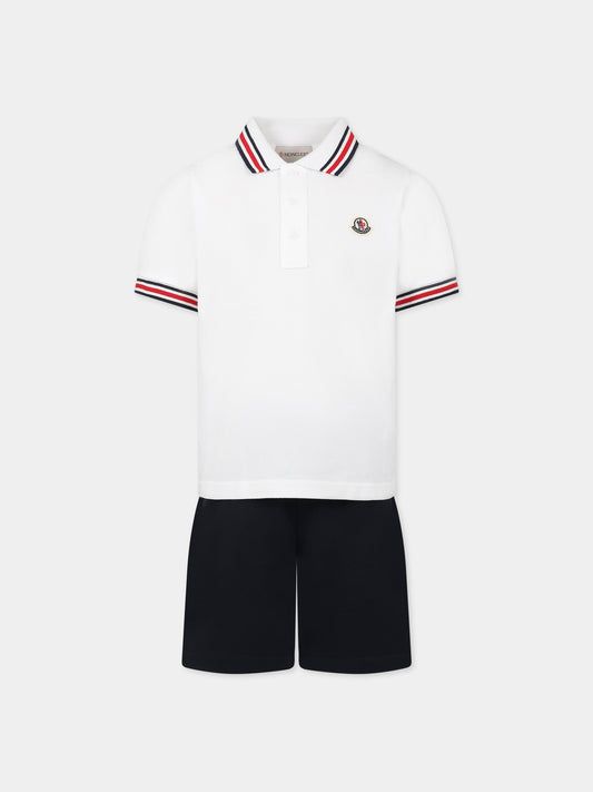 Completo multicolor per bambino con logo,Moncler Kids,954 8M00029 8496W 002