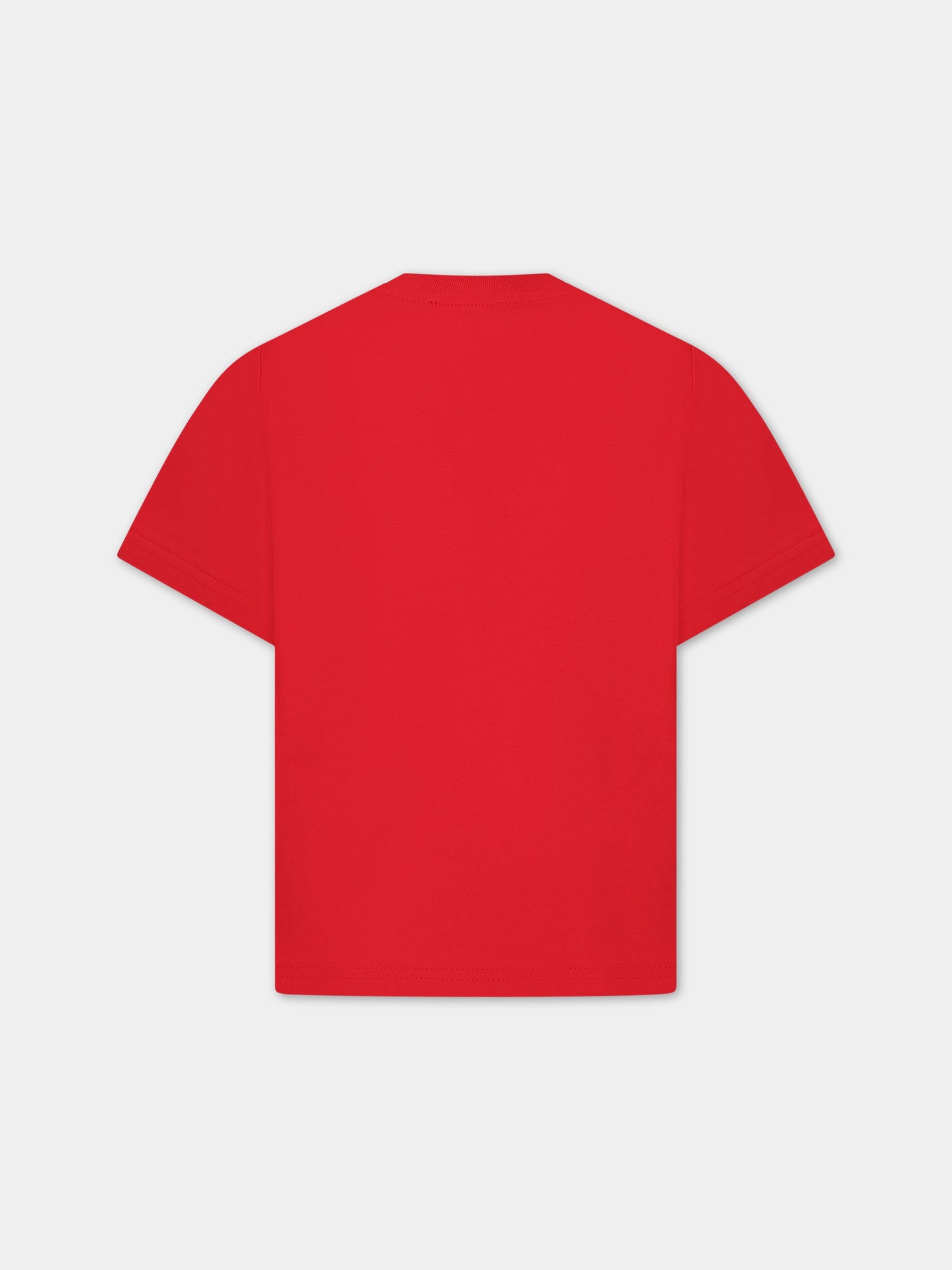 T-shirt rossa per bambino con logo,Dsquared2,DQ1622 D004G DQ405