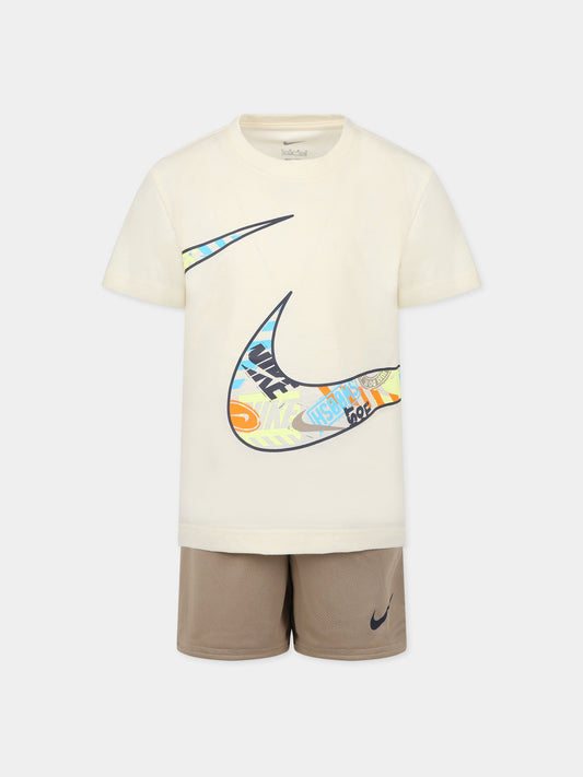 Completo multicolor per bambino con logo,Nike,86K868 X1T
