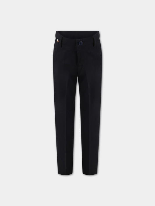 Pantalone blu per bambino,Hugo Boss,J24795 862