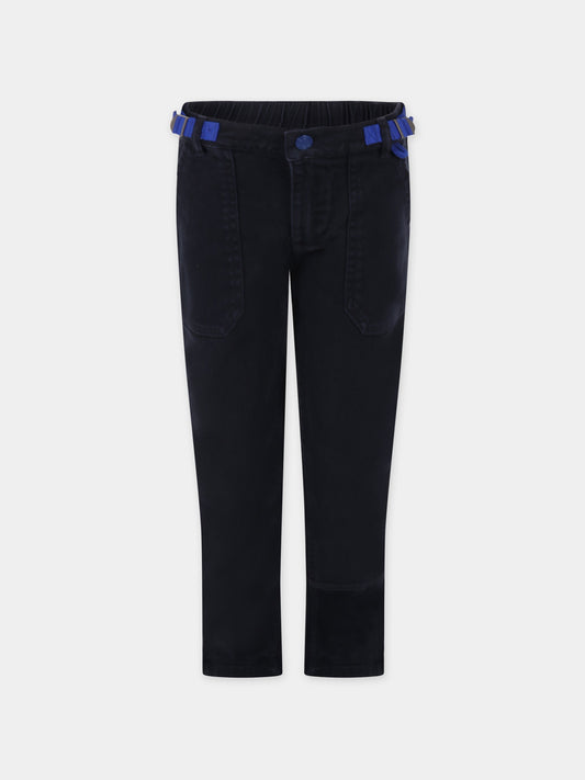 Jeans blu per bambino con logo,Little Marc Jacobs,W24267 84E