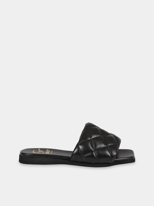 Sandali nero per bambina,Gallucci Kids,J10164AMBIY999