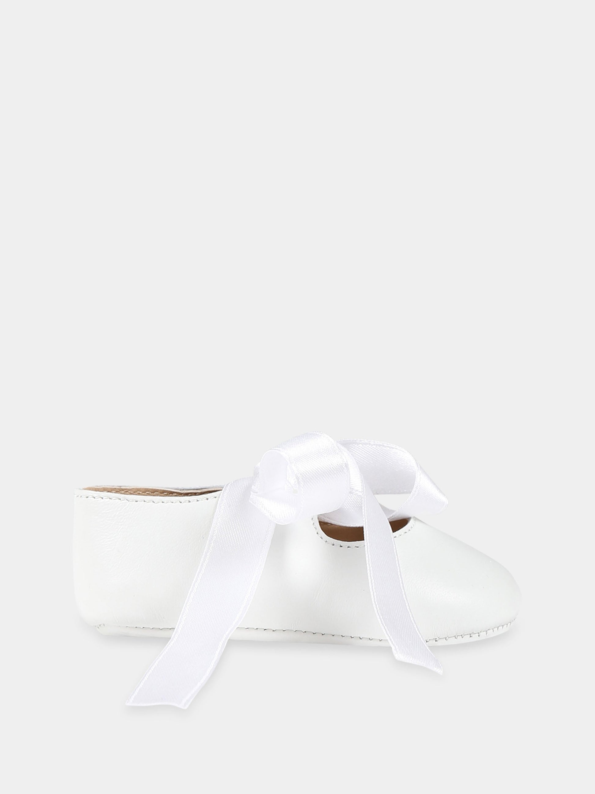 Ballerine bianche per neonata,Gallucci Kids,C20033AM9NB100