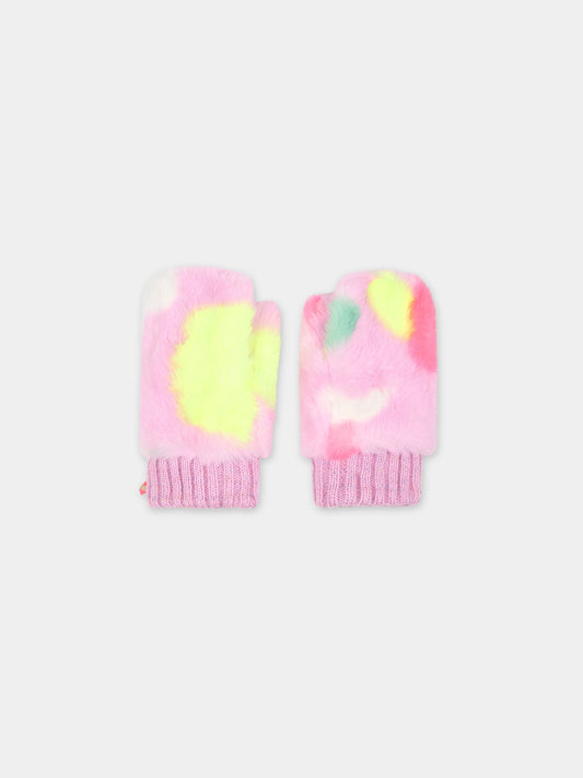 Guanti rosa per bambina,Billieblush,U11159 47C
