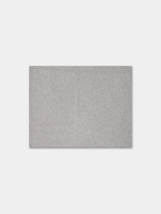 Coperta grigia per neonati con logo,Carrement Beau,Y90186 A06