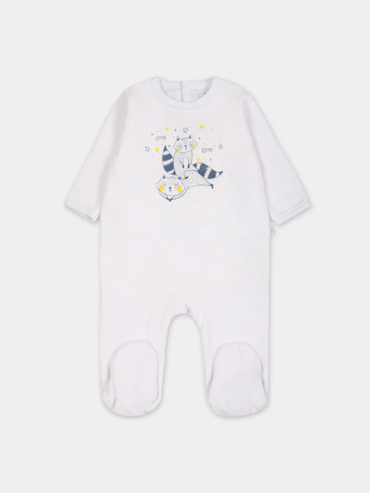 Tutina bianca con proc per neonato,Carrement Beau,Y97294 10P