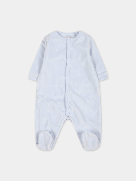 Tutina celeste per neonato con stelle,Carrement Beau,Y97307 78K