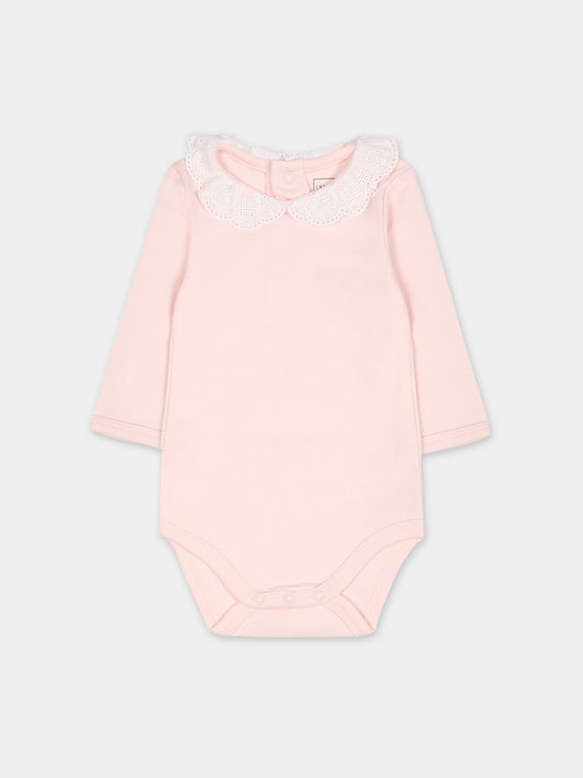 Body rosa per neonata con cuori,Carrement Beau,Y97286 43B