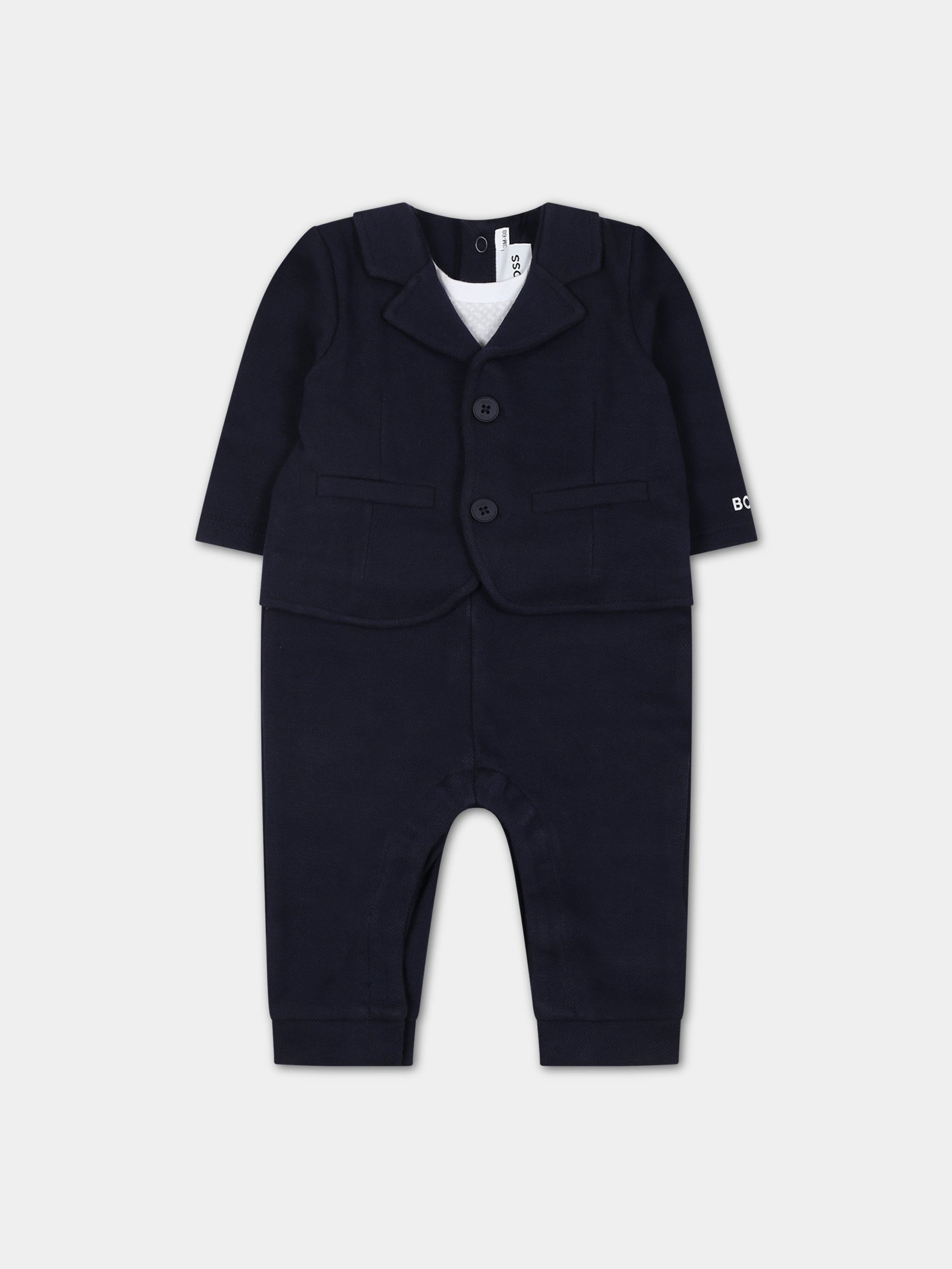 Tutina per neonato blu,Boss,J94357 849