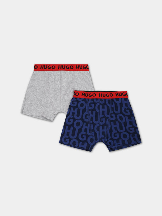 Set multicolor per bambino con logo,Hugo,G20119 M48