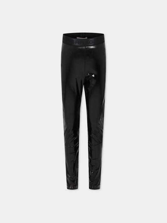 Leggings neri per bambina con eyestar,Chiara Ferragni Collection,51B414 2415 0050