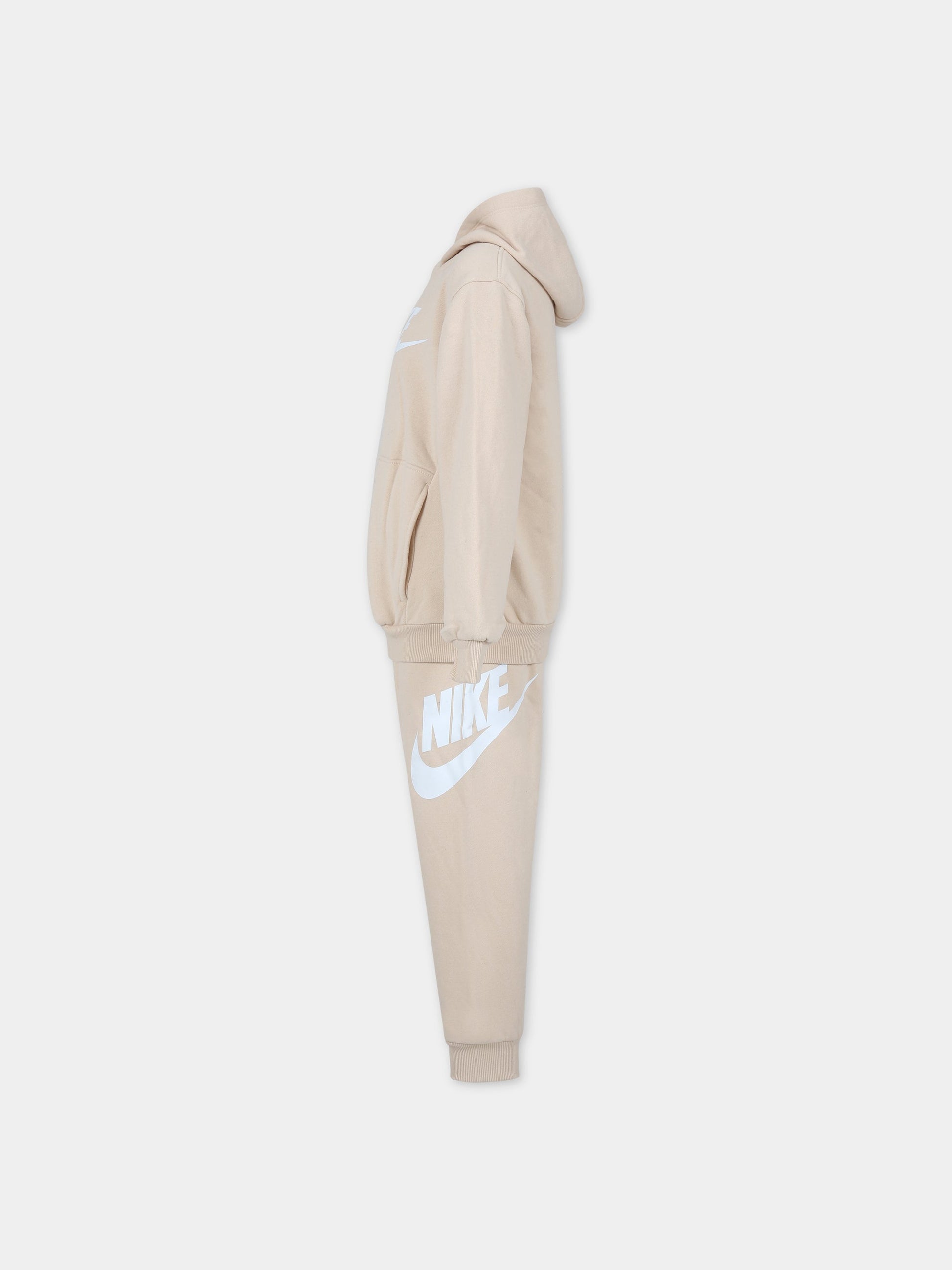 Completo beige per bambini con logo,Nike,86L135 X5C