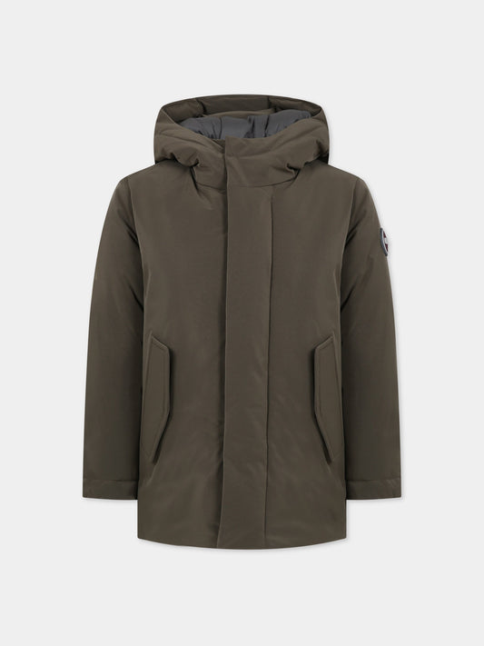 Parka verde per bambino con logo,Colmar Originals Kids,3420 4XV 559