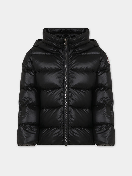 Piumino nero per bambina con logo,Colmar Originals Kids,3452A 5WG 99