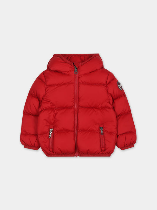 Piumino rosso per neonato con logo,Colmar Originals Kids,3470A 9WY 615
