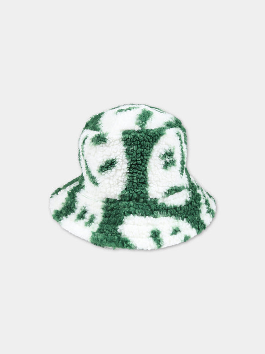 Berretto verde per bambini con smile,Molo,7W23S315 6902