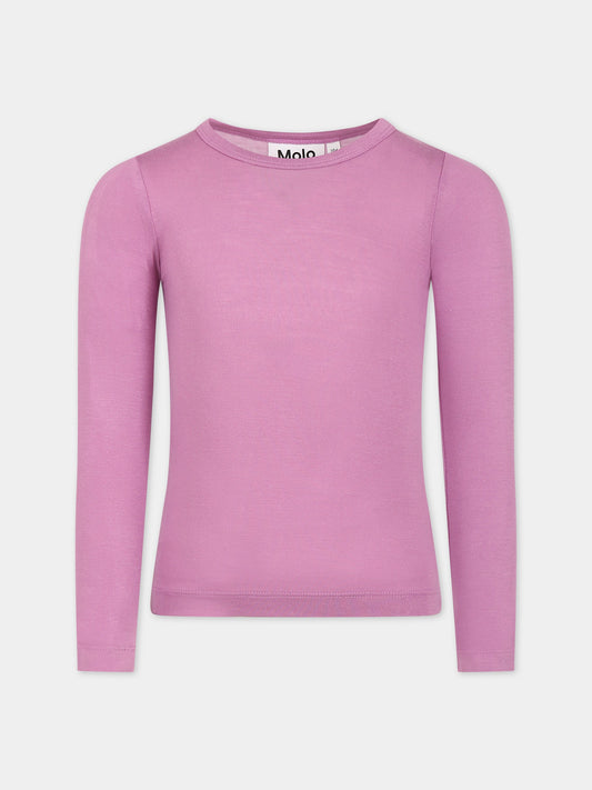 T-shirt rosa per bambina,Molo,2W23A404 8765