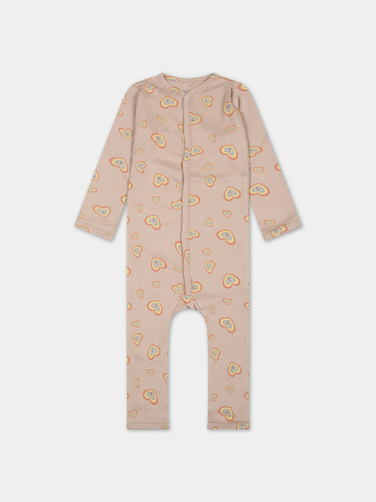 Tutina rosa per neonata con cuori,Molo,4W23B501 6959