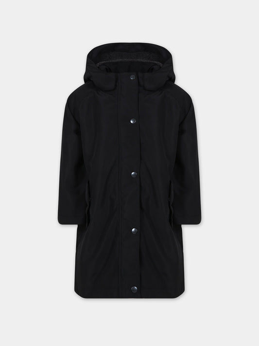 Parka nero per bambini,Molo,5W23M307 0099
