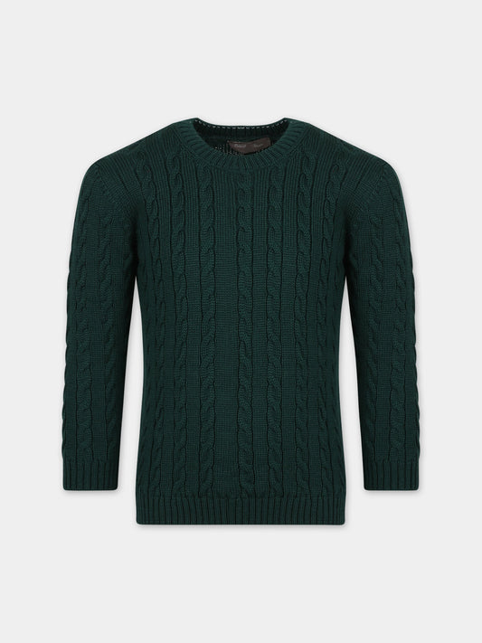 Maglione verde per bambini,Little Bear,7164 VERDE